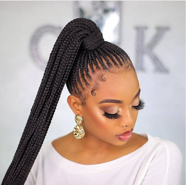 TOP 10 HIGH PONYTAIL HAIRSTYLES FOR 4C NATURAL HAIR - CurlsQueen