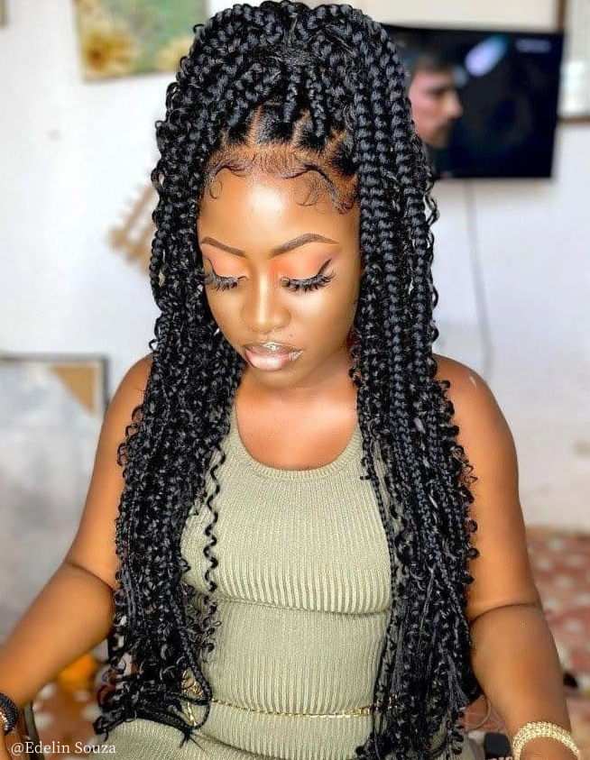 10 best braided ponytail hairstyles for natural hair - CurlsQueen