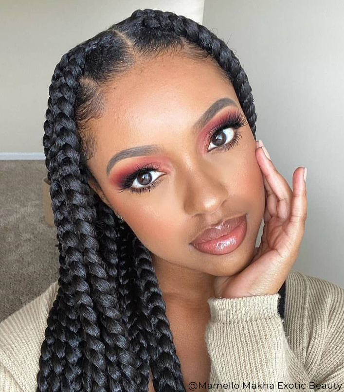 The Complete Guide to Jumbo Box Braids - CurlsQueen