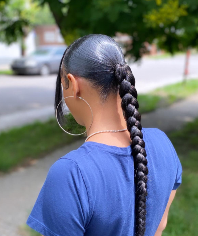 Braid ponytail styles for 3a-4c hair and extensions