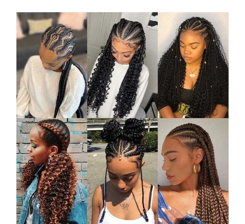 Straight up hairstyles 2024 for black ladies