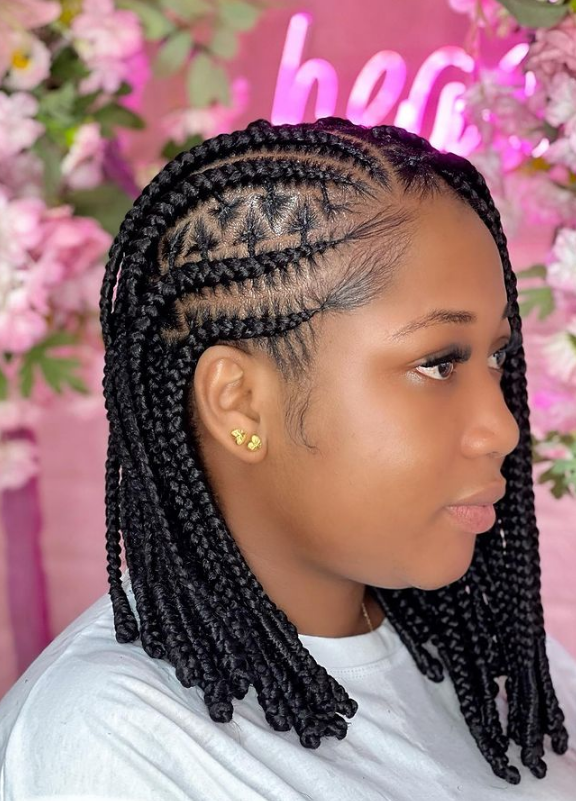 20 Attractive Natural Cornrow Braids Hairstyles For Black Women In 2022 -  CurlsQueen