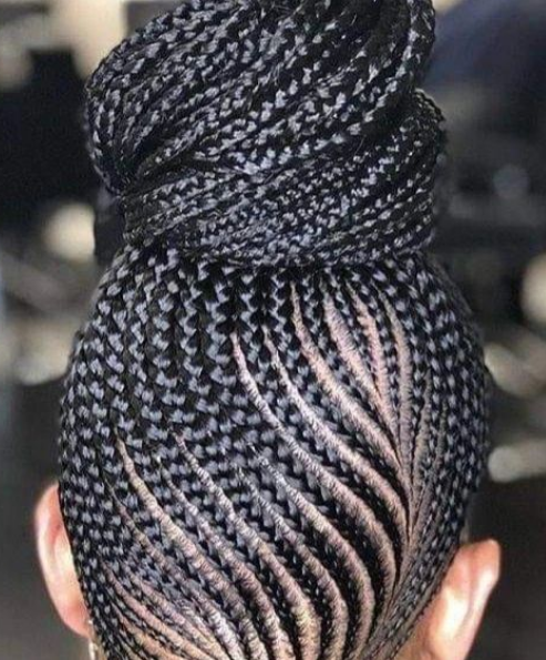 african braid updo hairstyles