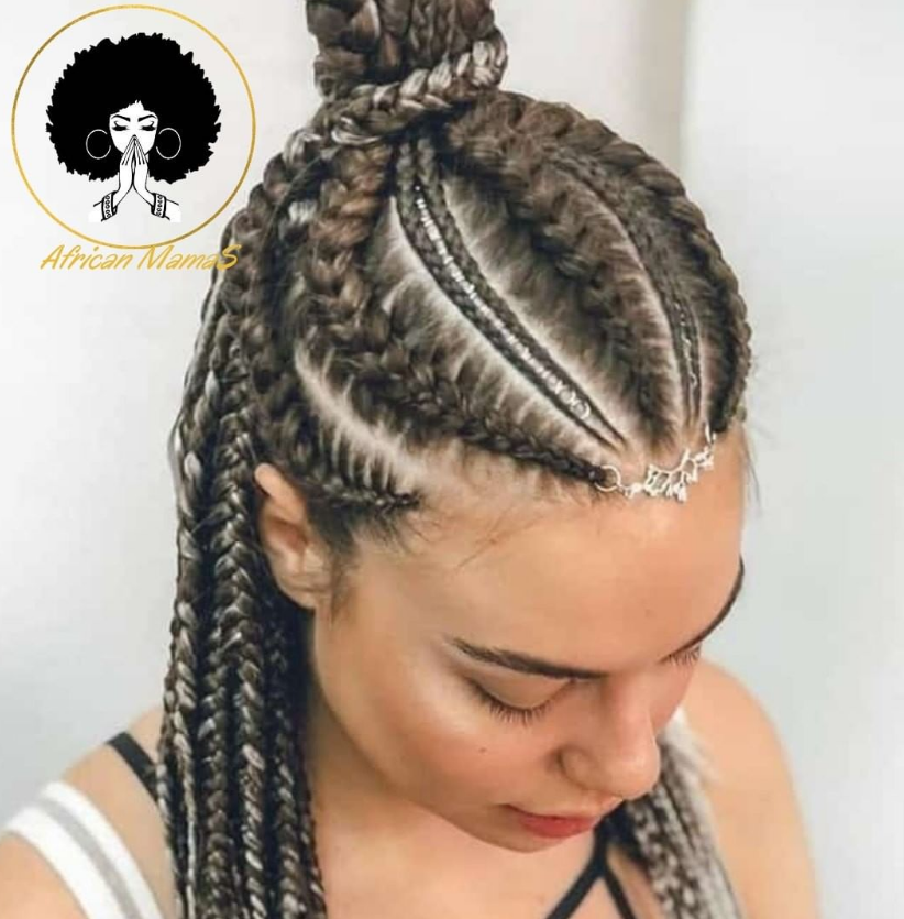 Cornrow Braids for Black Women: Straight Back, Big Braided Updo, Side  Braided Hairstyle