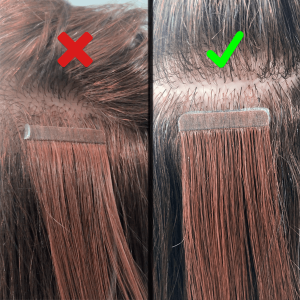 Why Tape Ins Slip or hurt your scalp Common Causes and Solutions CurlsQueen