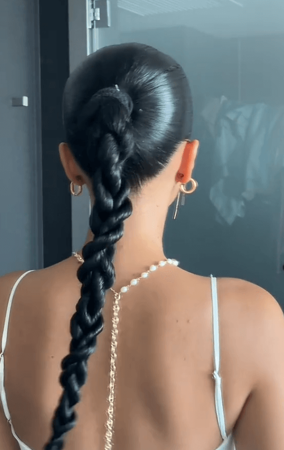 CURLSQUEEN twist braid ponytails with weave bundle hair extensions